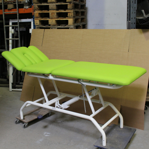 Öffne Therapieliege 5-tlg., Hydraulik, Polster NEU, inkl. 3-tlg. Kopfteil