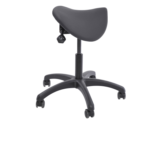 Öffne Reitersattelhocker mit Neigungsverstellung, Kunststoff, 45-60 cm