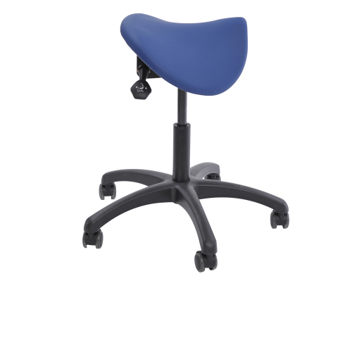 Öffne Reitersattelhocker mit Neigungsverstellung, Kunststoff, 45-60 cm