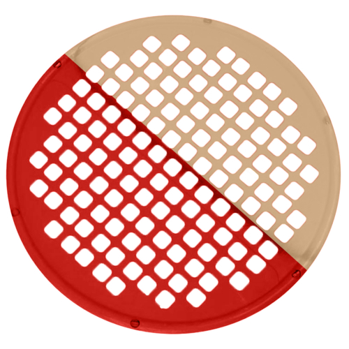 Power Web® Combo Ø 36 cm, 2 in 1, in 4 verschiedenen Ausführungen beige/rot - extra leicht/mittel