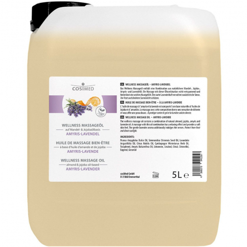 5l Kanister Wellness-Massageöl Amyris-Lavendel