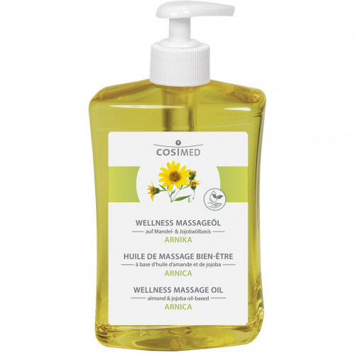 500ml Dosierspender Wellness-Massageöl Arnika 500ml Dosierspender Wellness-Massageöl Arnika