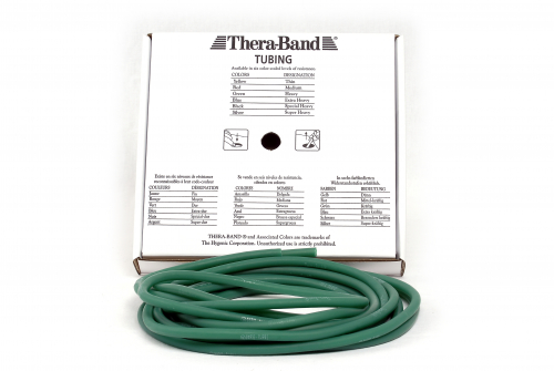 Öffne TheraBand® Tubing grün – 7,5 m | Starker Widerstand