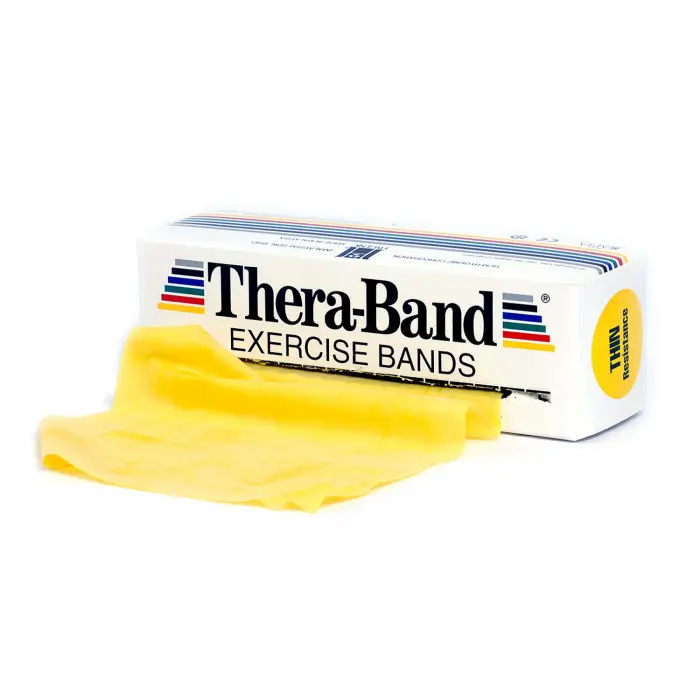 Theraband® Übungsband 5,5 m Rolle gelb - leicht