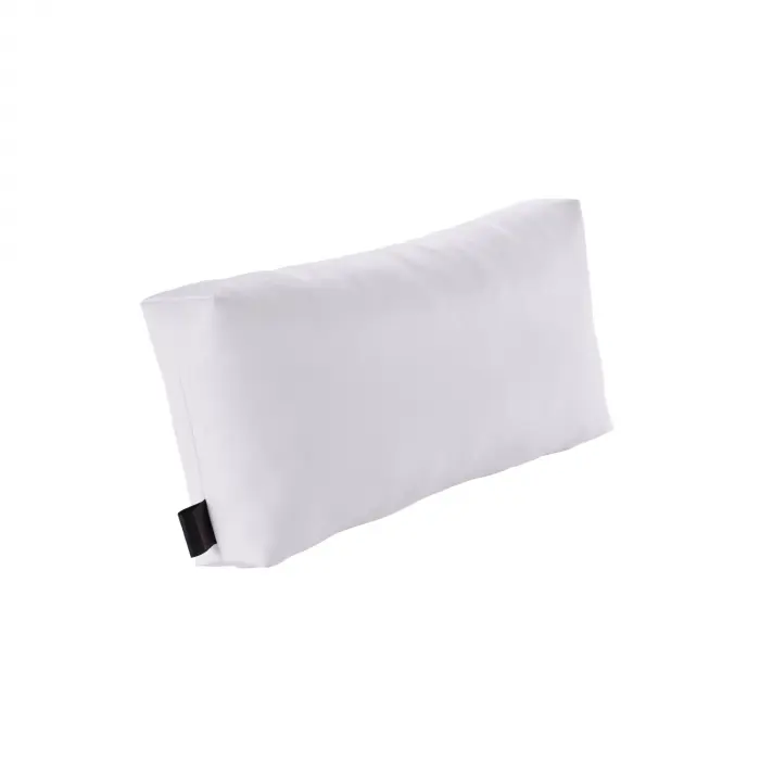 Massagekopfkissen mit Schaumstoff-Flocken 45 x 20 x 9 cm | Weiß