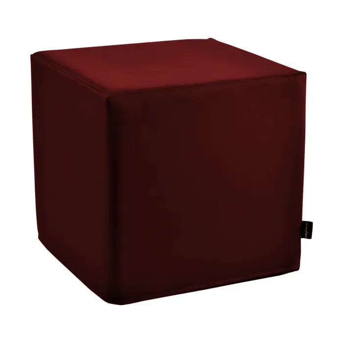 Lagerungswürfel mit Styroporkern 30x30x30cm | Bordeaux