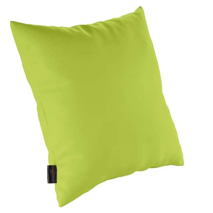 Kopfkissen mit Schaumstoff-Flocken XXL - 80 x 80 cm | Grasgrün