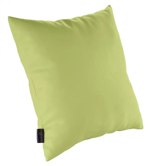 Kopfkissen mit Schaumstoff-Flocken XXL - 80 x 80 cm | Lindgrün