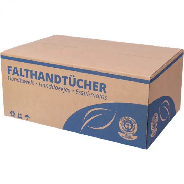 Papier-Falthandtücher, 1-lagig und 2-lagig