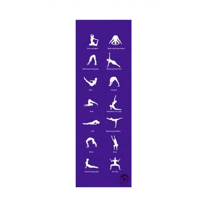 Trendy Yogamat Home | lila | ohne Ösen