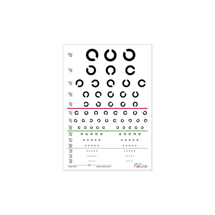 ARTZT neuro Sehtafel 4,0 m