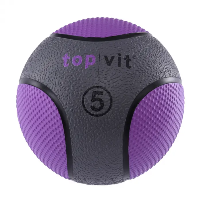 top | vit® medizin.bälle 5,0 kg, lila, ca. Ø 23 cm