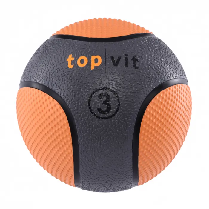top | vit® medizin.bälle 3,0 kg, neonorange, ca. Ø 23 cm