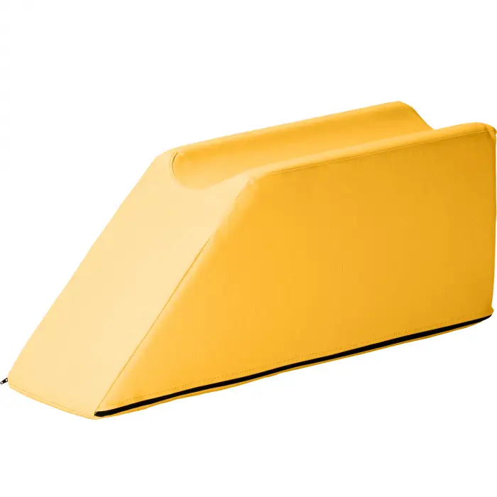 Lymphdrainagekeile mit einer Beinmulde, 75x22x30 cm | Safran