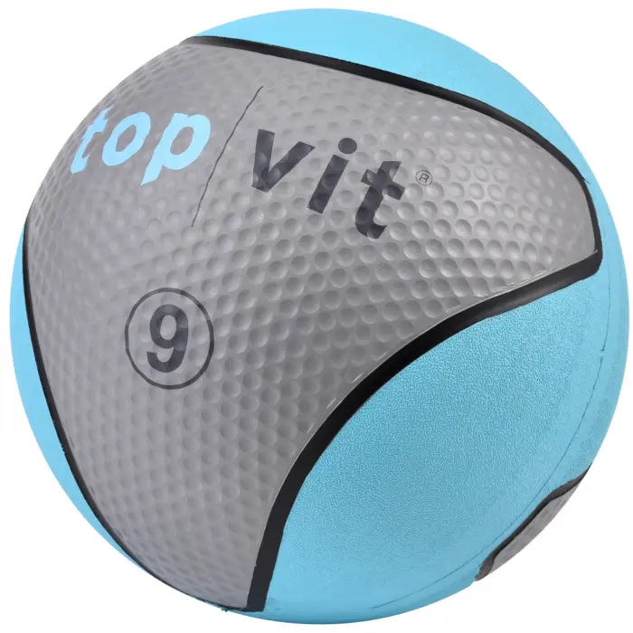 top | vit® medizin.bälle - Ausstellungsstück 9,0 kg, hellblau, ca. Ø 29 cm