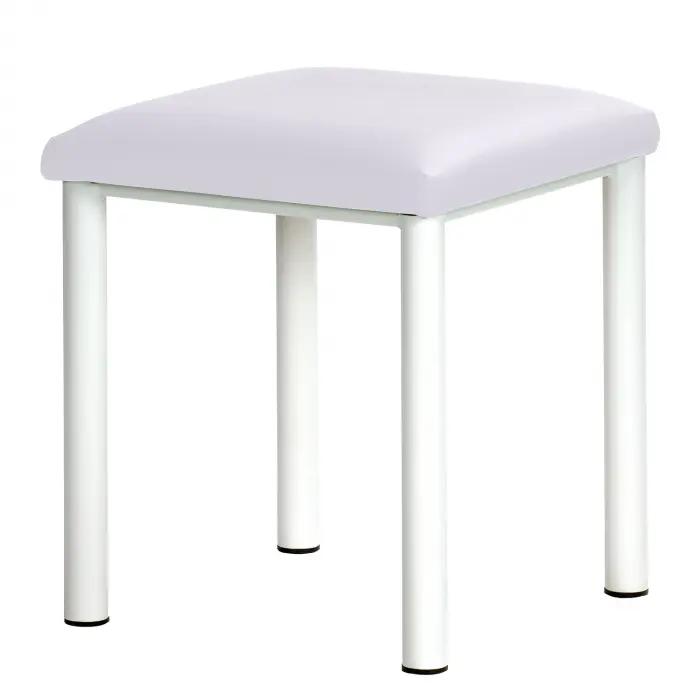 Therapiehocker eckig 50 cm | Weiß | Weiß
