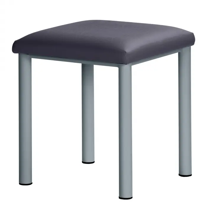 Therapiehocker eckig 50 cm | Silber | Anthrazit