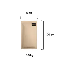 Sandsack 0,5 kg - ca. 20 x 10 cm | elfenbein
