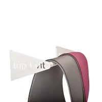 top | vit® matten.wandhalter, erhältlich in 2 verschiedenen Längen ca. 70 cm | weiß