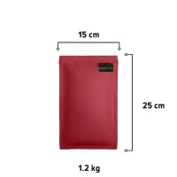 Sandsack 1,2 kg - ca. 25 x 15 cm | bordeaux