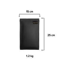 Sandsack 1,2 kg - ca. 25 x 15 cm | schwarz