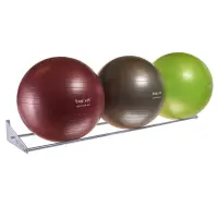 top | vit® Wandhalterung, ca. 180 cm 2 Ablagestangen | silber