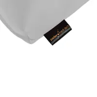 Massagekopfkissen mit Schaumstoff-Flocken 40 x 30 x 9 cm | Chrom