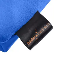 Massagekopfkissen mit Schaumstoff-Flocken 45 x 20 x 9 cm | Eisblau
