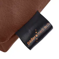 Massagekopfkissen mit Schaumstoff-Flocken 45 x 20 x 9 cm | Mocca