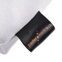 Massagekopfkissen mit Schaumstoff-Flocken 45 x 20 x 9 cm | Weiß