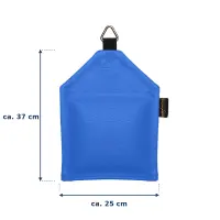 Sandsack mit Ring 3,0 kg - ca. 37 x 25 cm | eisblau