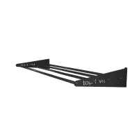 top | vit® Wandhalterung, ca. 125 cm 4 Ablagestangen | anthrazit