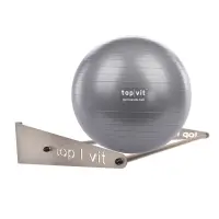 top | vit® Wandhalterung, ca. 65 cm 2 Ablagestangen | silber