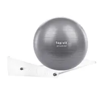 top | vit® Wandhalterung, ca. 65 cm 2 Ablagestangen | weiß