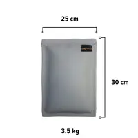 Sandsack 3,5 kg - ca. 30 x 25 cm | chrom