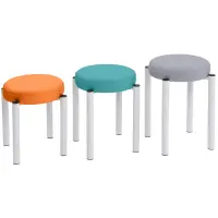 Gymnastikhocker rund mit 7cm Komfort-Polsterung