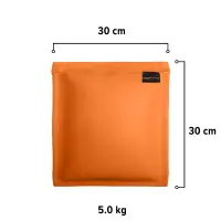 Sandsack 5,0 kg - ca. 30 x 30 cm | apricot