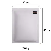Sandsack 7,0 kg - ca. 45 x 30 cm | weiß