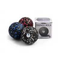 Faszienball Bola Bola L Ø 10 cm | schwarz/rot