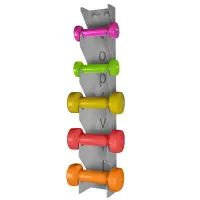 top | vit® dumbbell.wandhalterung Wandhalterung 5.0 | silber