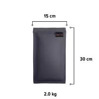 Sandsack 2,0 kg - ca. 30 x 15 cm | anthrazit