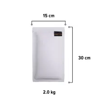 Sandsack 2,0 kg - ca. 30 x 15 cm | weiß