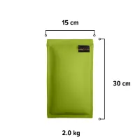 Sandsack 2,0 kg - ca. 30 x 15 cm | grasgrün
