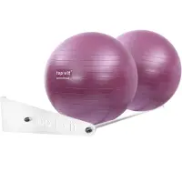 top | vit® Wandhalterung, ca. 125 cm 2 Ablagestangen | weiß