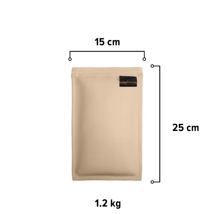 Sandsack 1,2 kg - ca. 25 x 15 cm | elfenbein