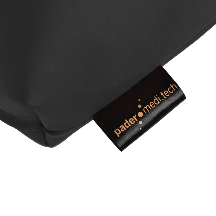 Massagekopfkissen mit Schaumstoff-Flocken 40 x 30 x 9 cm | Anthrazit