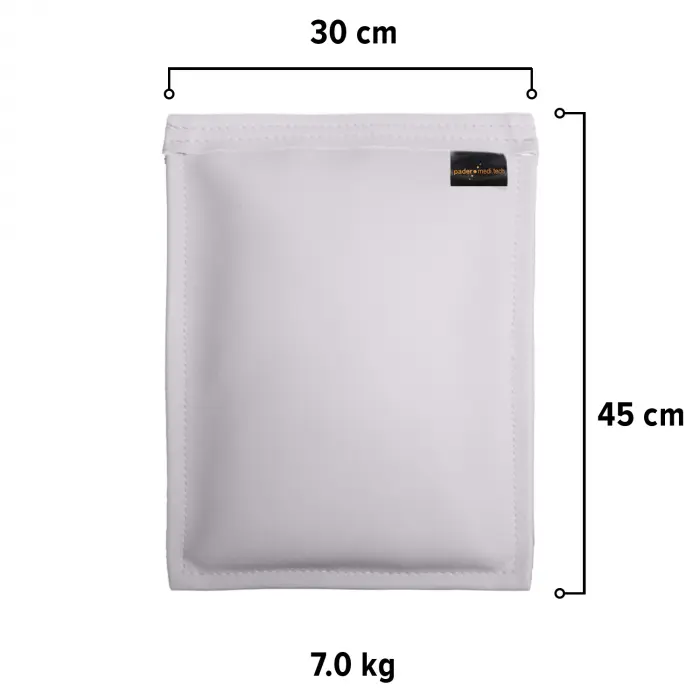 Sandsack 7,0 kg - ca. 45 x 30 cm | weiß