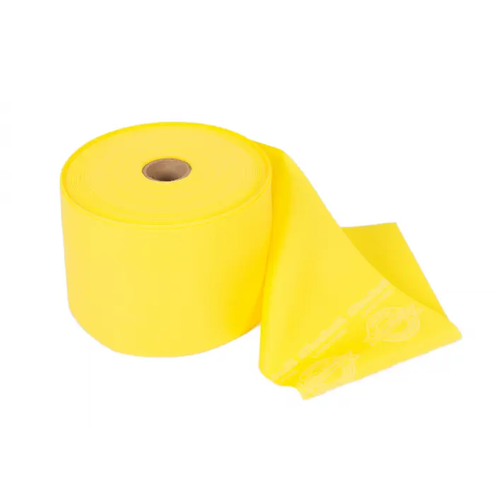 TheraBand® Latexfrei Übungsband, ca. 22,85 m x 10,5 cm gelb - leicht