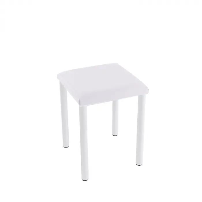 Therapiehocker eckig 50 cm | Weiß | Weiß