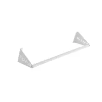 top | vit® matten.wandhalter, erhältlich in 2 verschiedenen Längen ca. 70 cm | weiß